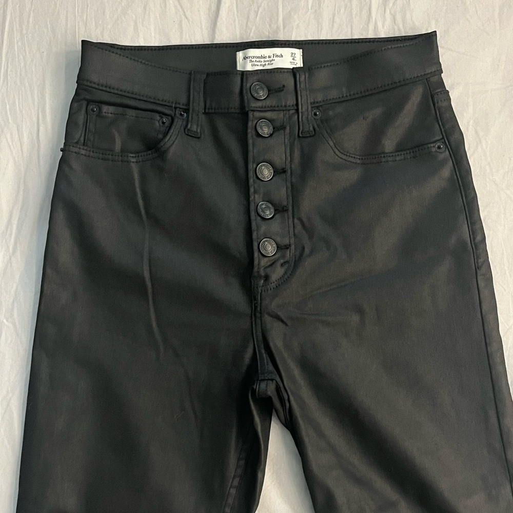 Abercrombie & Fitch Black Ultra High Rise Jeans